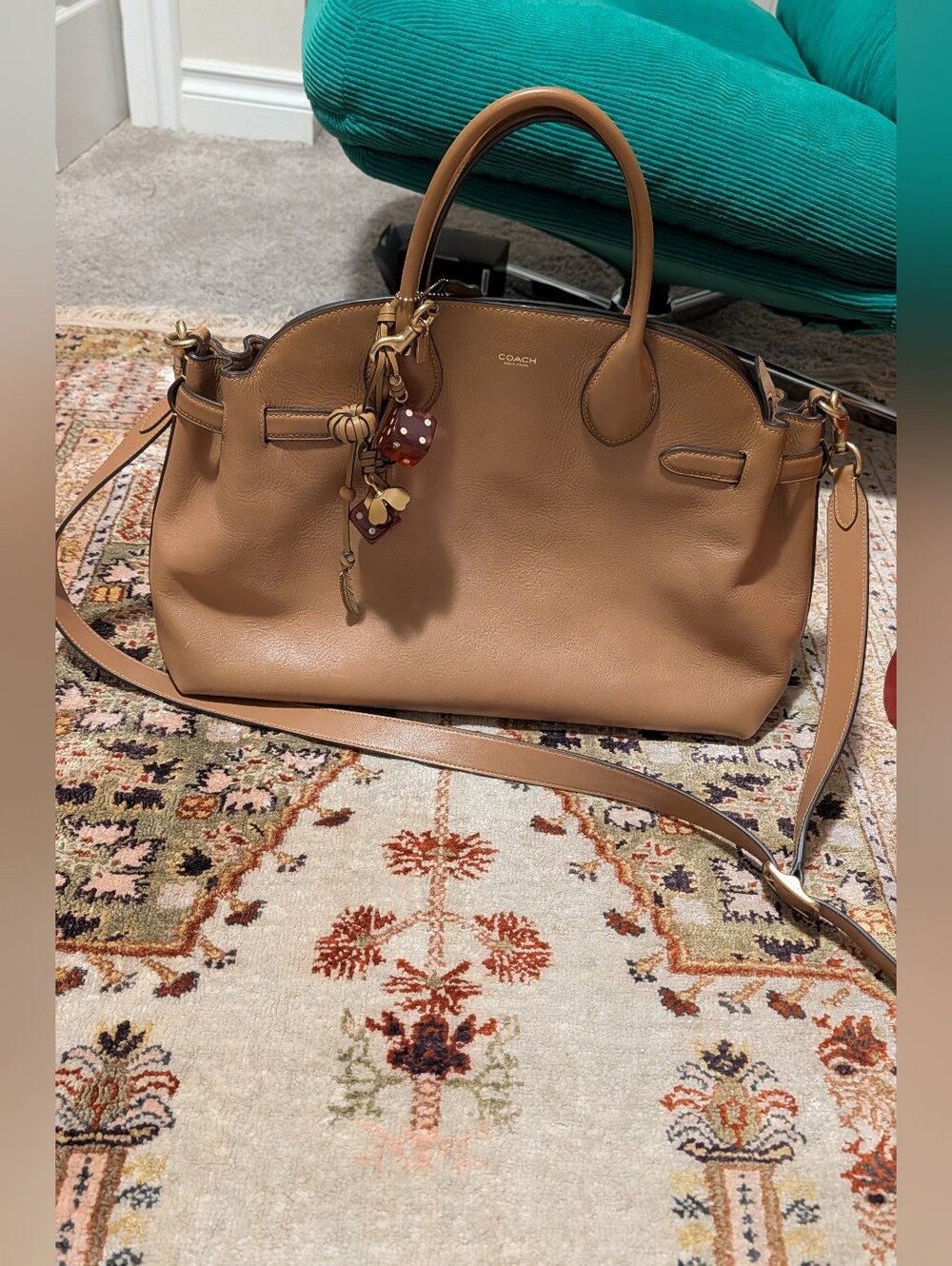Coach Empire 40 In Honey Brown